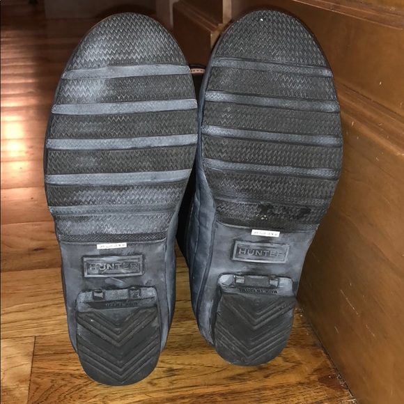 Hunter rain boots with shearling inside - Picture 5 of 7